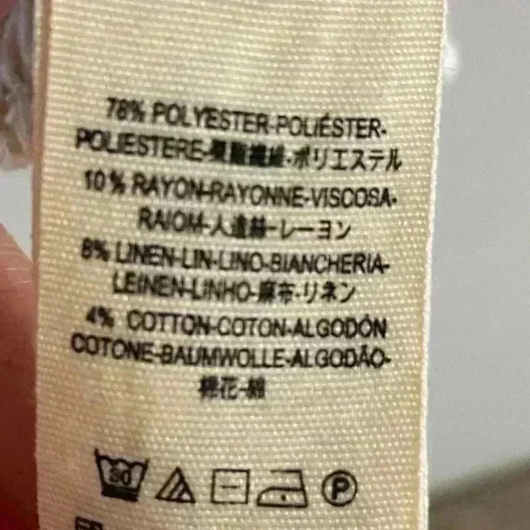 Free People Azalea Eyelet Blouse Large Slouchy Crochet Elastic Waist - Picture 10 of 10